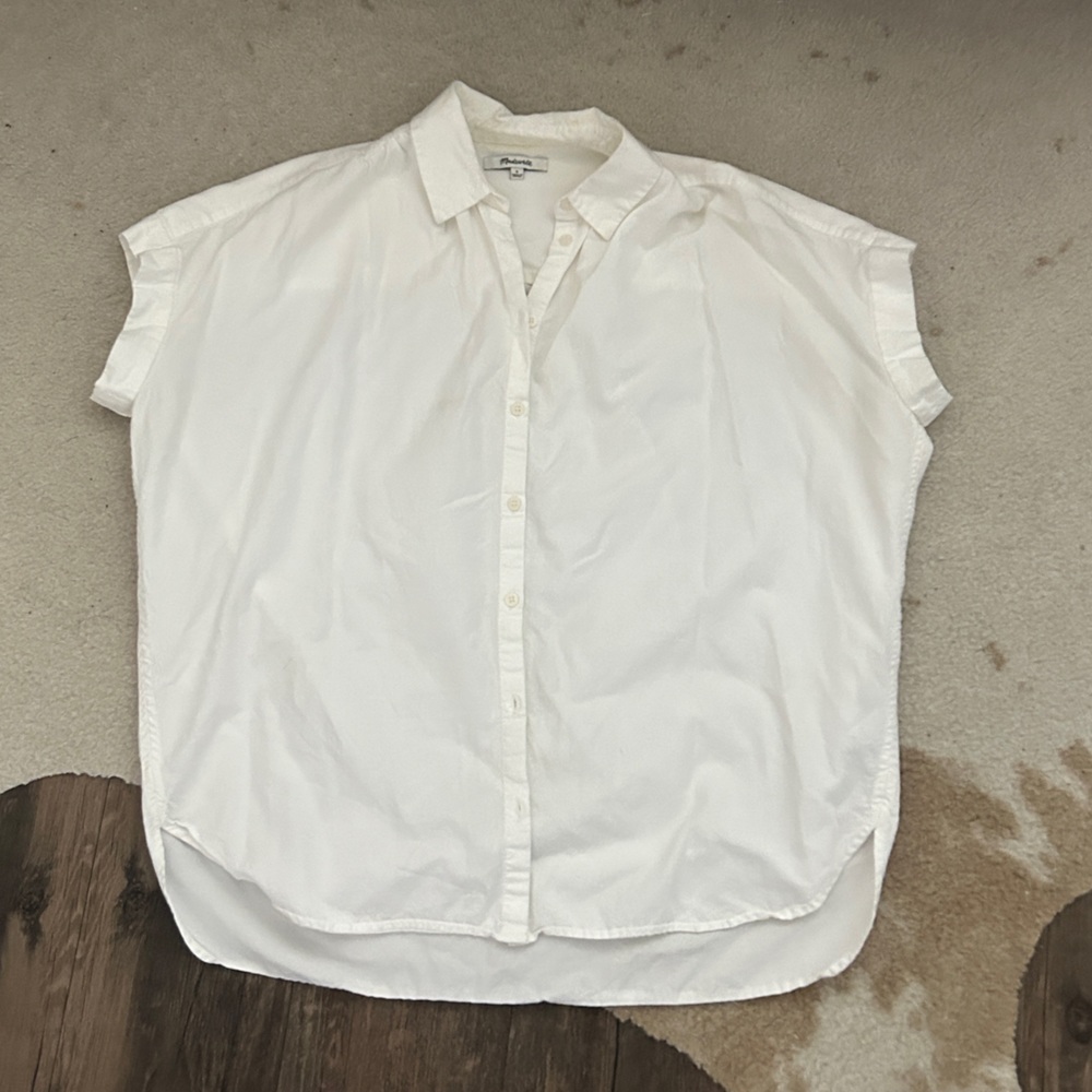 MADEWELL | White Button Down Shirt | small
